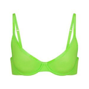 SKIMS Logo Underwire Demi Bra in Stretch-cotton
